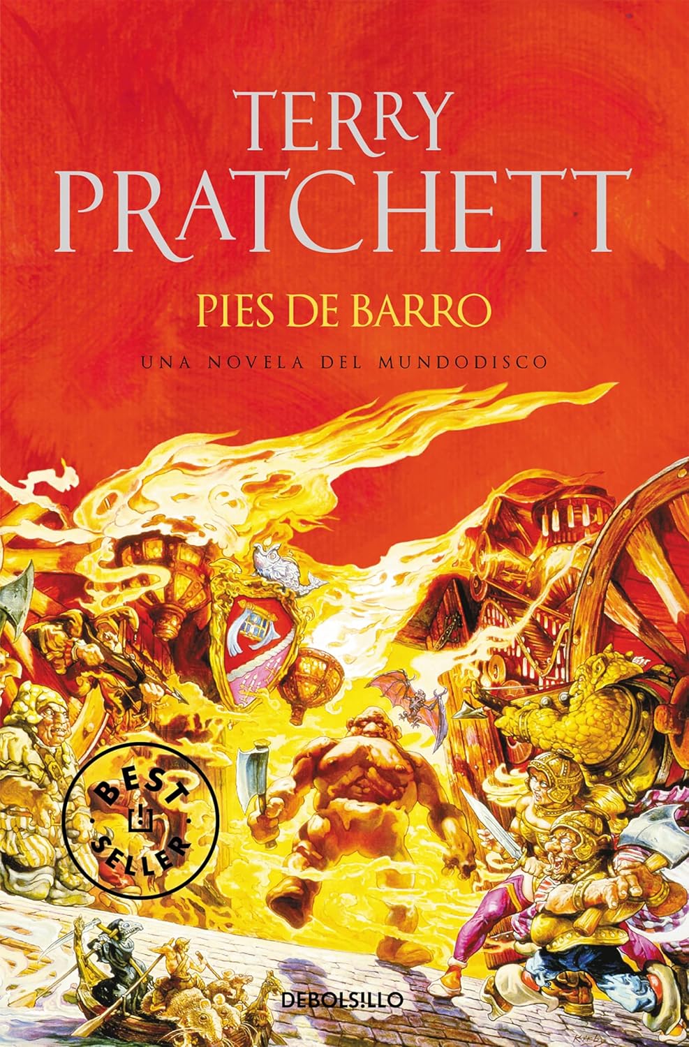Terry Pratchett: Pies de barro  (2008, Debolsillo)